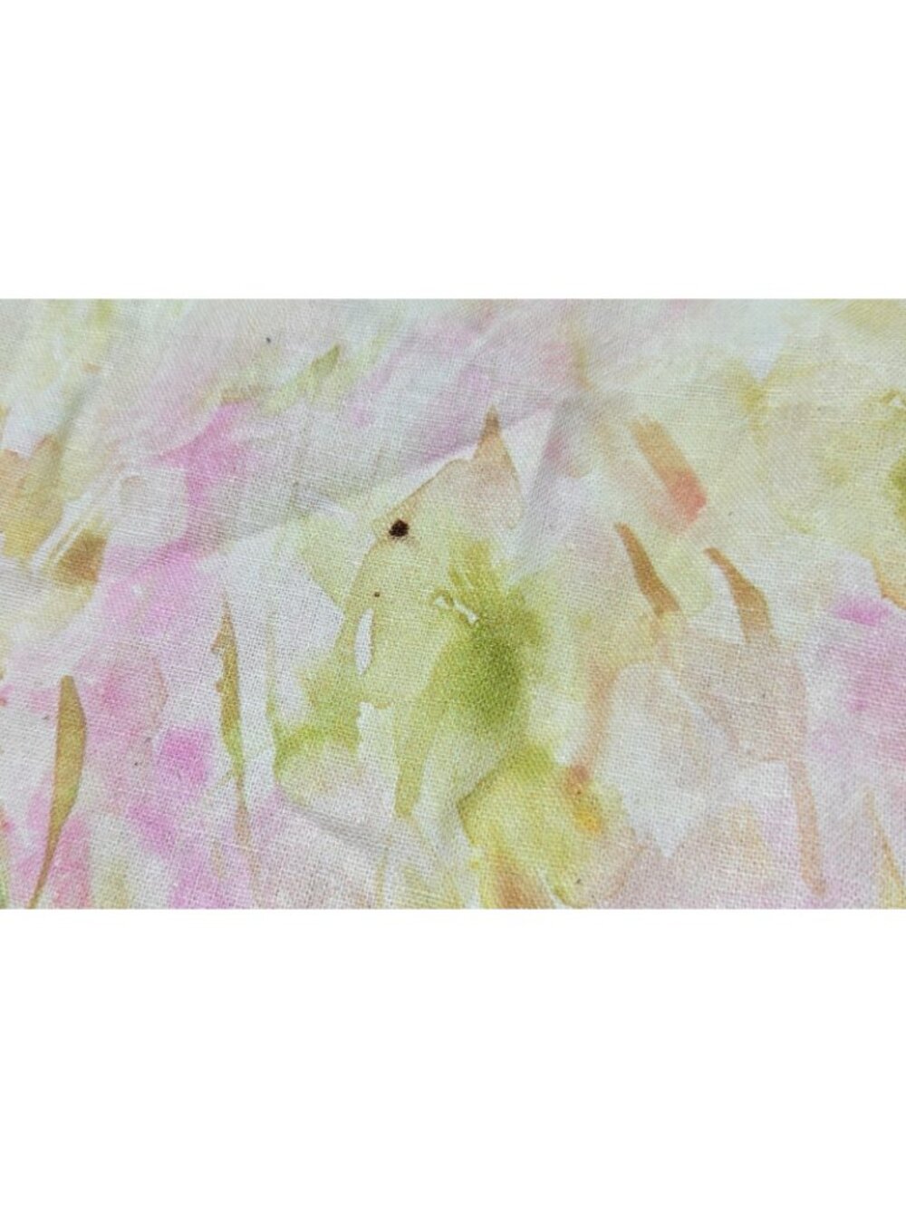 Miss Circle Pink Floral Linen Blend High Rise Drawstring Pants -- Sz Small READ - Picture 7 of 10